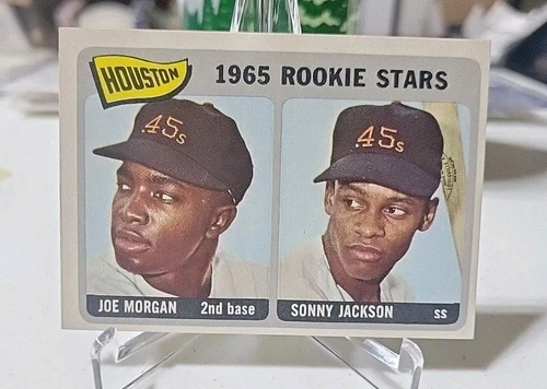 1965 Topps Rookie Stars #16 Joe Morgan Sonny Jackson Houston Colt.45s EX