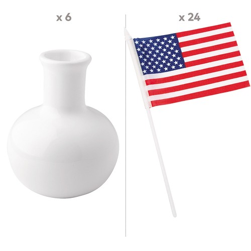 Fun Express Patriotic Value Centerpiece Kit - 30 Pc - 第 2/2 張圖片