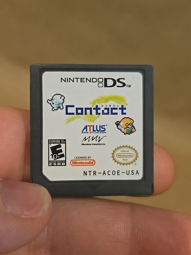 Contact Nintendo DS AUTHENTIC atlus US Version, Tested, Cartridge Only - Picture 2 of 5