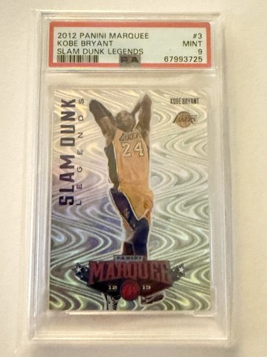 2012-13 Panini Marquee - Slam Dunk Legends Swirlorama Kobe Bryant #3 PSA 9