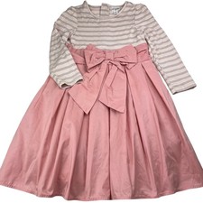 Girls size 6, Origami, lined pink party dress, light mark on bodice, FUC