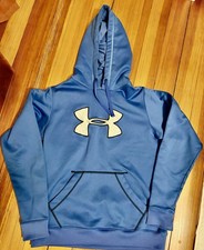 Under Armour Women's Blue Heatgear Long Sleeve Hoodie Size Medium