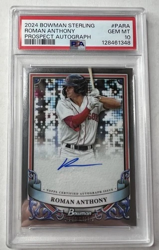 2024 Bowman Sterling Roman Anthony Auto PSA 10