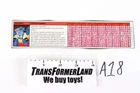 Beachcomber Tech Specs Mini 1985 Vintage Hasbro G1 Transformers