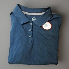 Wonder Nation Girls Short Sleeve School Uniform Polo Top XL 14-16 Navy Blue