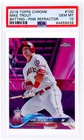 2018 Topps Chrome Mike Trout Pink Refractor #100 PSA 10