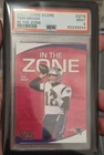 Panini 2020 Score In the Zone Insert Tom Brady New England Patriots #IZ-TB PSA 9