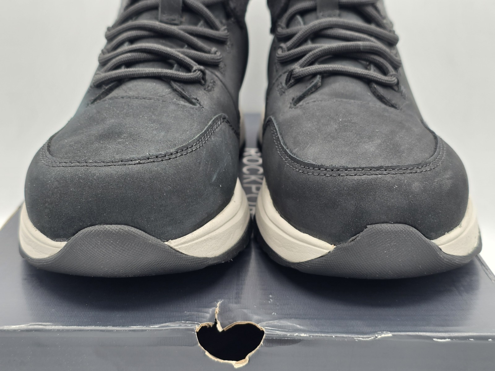 Rockport Women’s Pulse Tech Work Safety Boots – Black, Size 8M - RK778