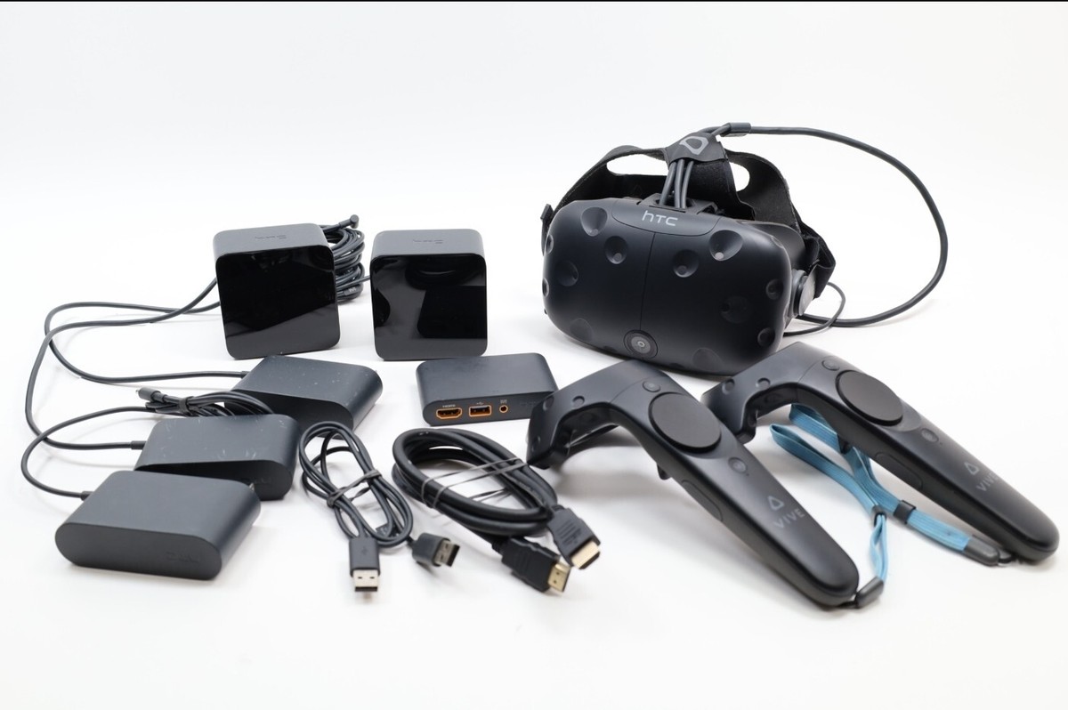 HTC Vive Virtual Reality Headset - Black (99HAHZ031-00) for sale