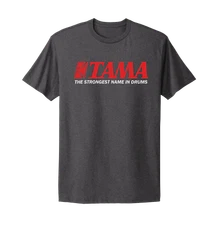 TAMA Drums Logo Unisex Grey T-Shirt Size S-3XL