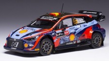 Diecast Car Scale 1:43 Ixo HYUNDAI i20 ACROPOLIS RALLY 2022 SORDO CARRERA ...