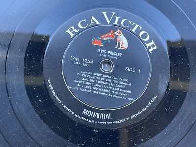 Elvis Presley LP RCA Victor LPM-1254 RE early 60s | eBay
