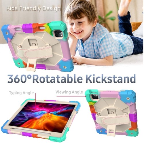 Kids Heavy Duty Protective Case Cover for iPad Pro 11 2022/21/20/18 iPad Air 4/5 - Picture 16 of 43
