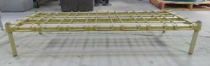 Steel Dunnage Rack 48x18x6 pallet stand