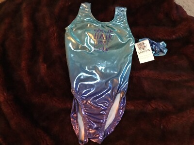 New Garland Activewear Leotard Adult Medium Mermaid Hair Don t Care Scrunchie