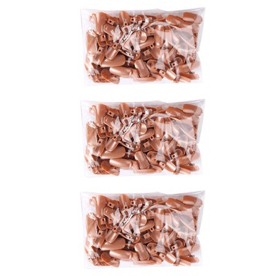  300 Pcs DIY Fake Nails Training False with Designs Practicar Decals