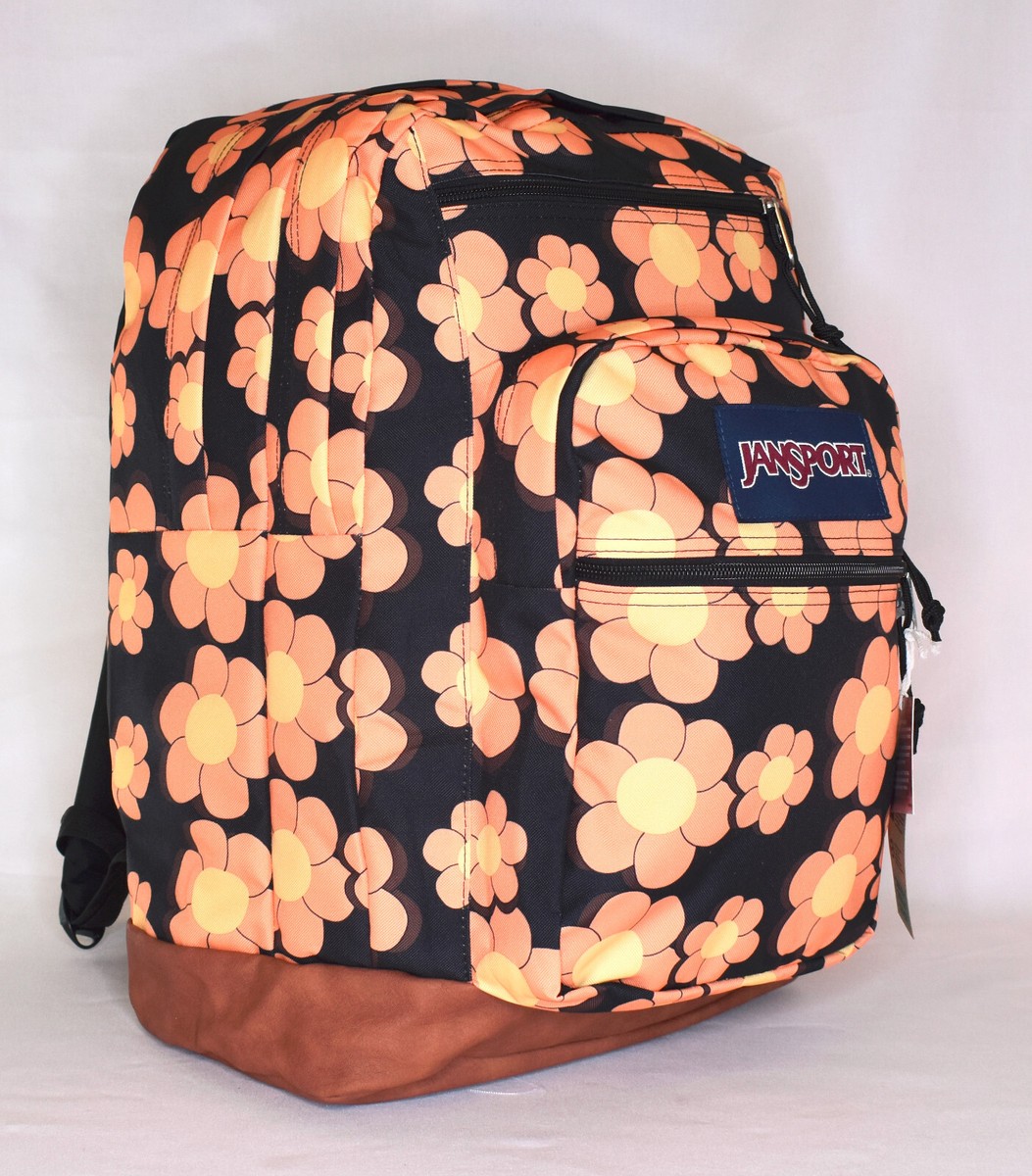 New JanSport Cool Student Laptop Backpack -- Flower Frenzy | eBay