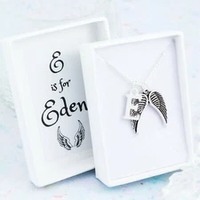 Angel Wings Necklace, Religious Gifts For Girls, Guardian Angel Jewellery, Child