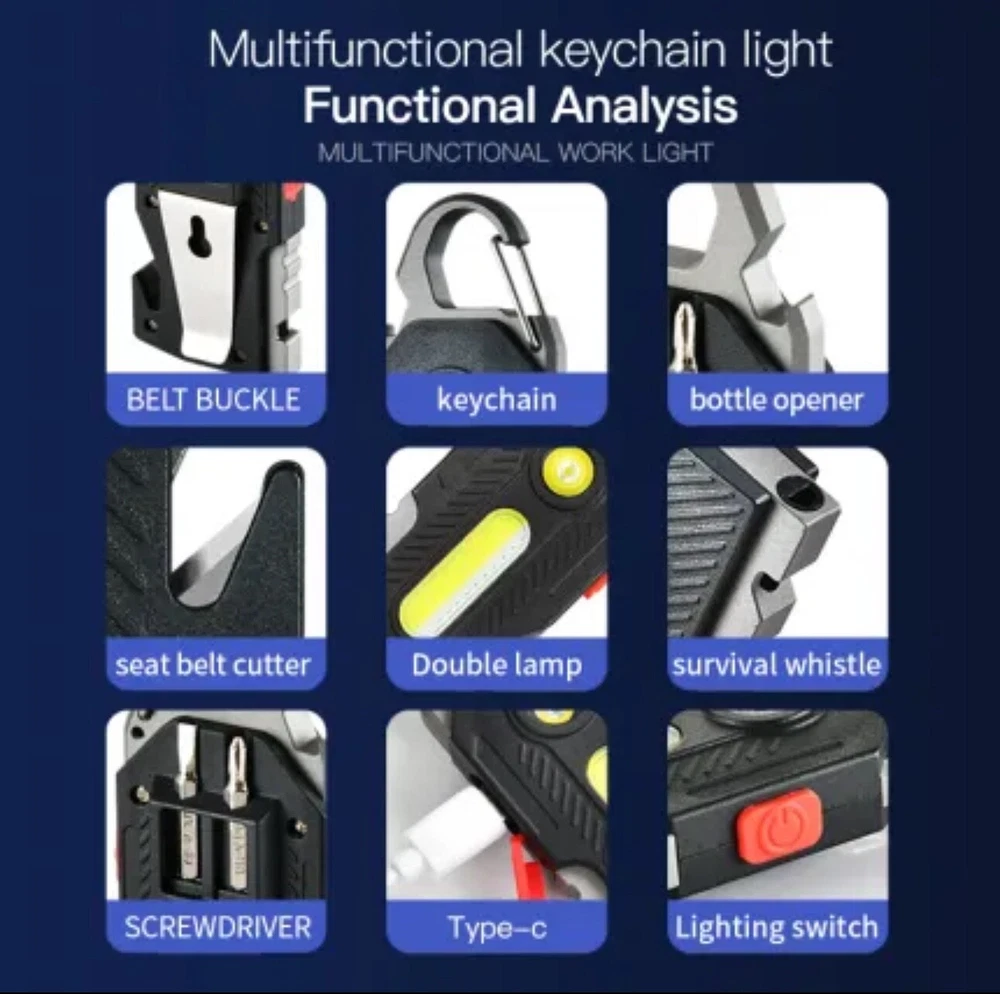 multi tool emergency keychain with light multi tool emergency keychain with light