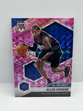 2020-21 Mosaic Basketball Allen Iverson PINK Camo All Time Greats #292 Panini SP