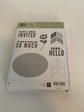 Stampin' Up Oh Hello Stamp Set Unused Set of 7 130733