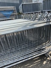Pedestrian used galvanised barriers £12.00Joe On 07939513160 Lee 07922987117