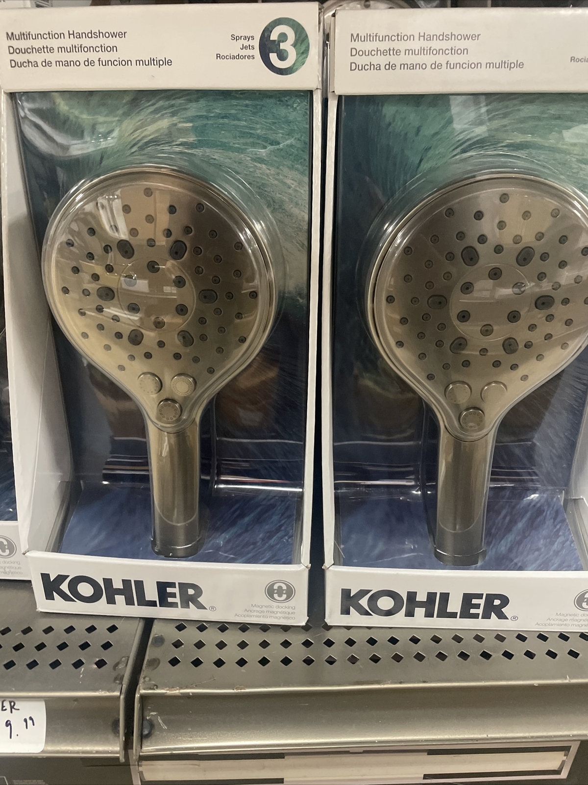 Kohler Prosecco Multifunction Handheld Shower Head Silver (1583098