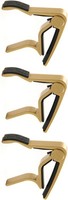 Dunlop 83cg Trigger Acoustic Capo - Gold (3-pack) Value Bundle on sale Dunlop 83cg Trigger Acoustic Capo - Gold (3-pack) Value Bundle on sale
