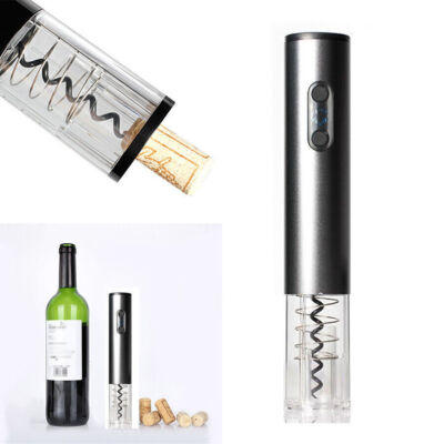 1 Pcs Electric Cordless Wine Bottle Opener Corkscrew Cutter Automatic One Click