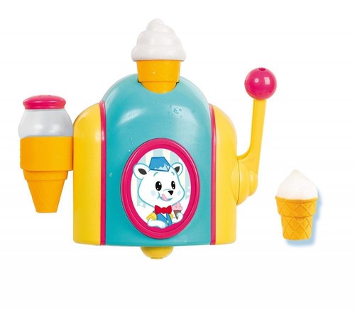 Tomy 72378 Bath Foam Finto Gelato Cono Factory Giocattolo Bambini Giallo - Nuovo