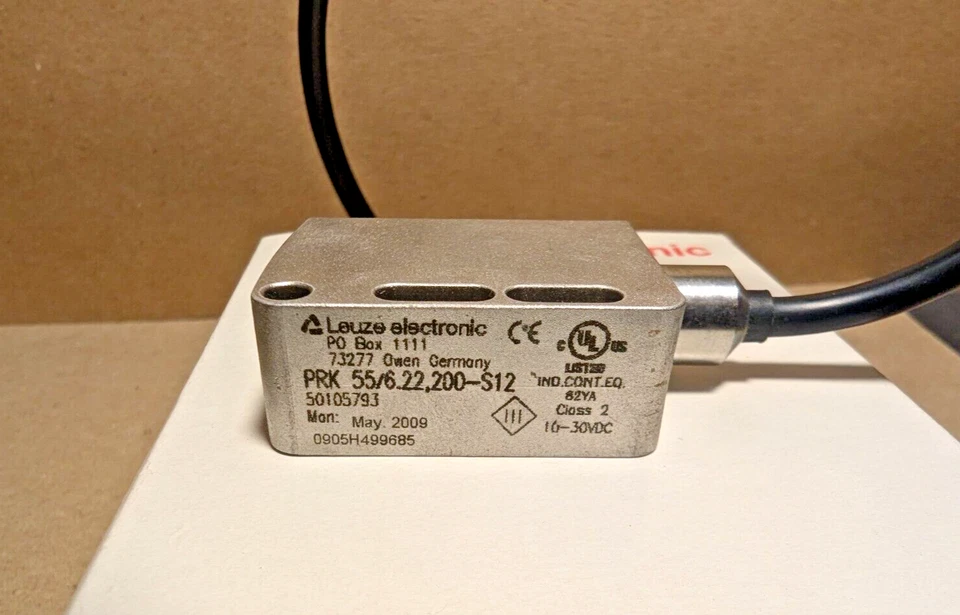 LEUZE  PRK 55/6.42,200-S12 Polarized Retro-Reflective Sensor 50112477 (New) - Image 4 of 4