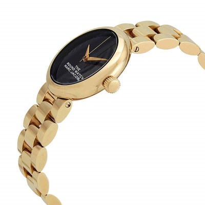 The Round Watch Marc Jacobs for Ladies: Gold + Black. RRP £310 | eBay