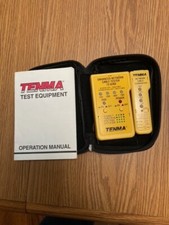 Tenma Enhanced Network Cable Tester 72-6268 with Case Manual