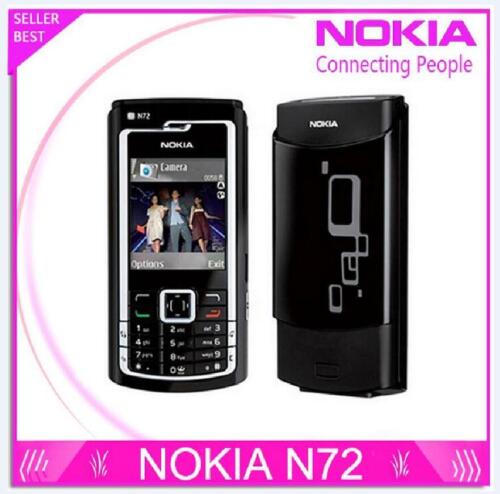 Teléfonos móviles Bluetooth N72 originales Nokia N72 2G GSM radio FM 2 MP cámara Jave - Imagen 1 de 16