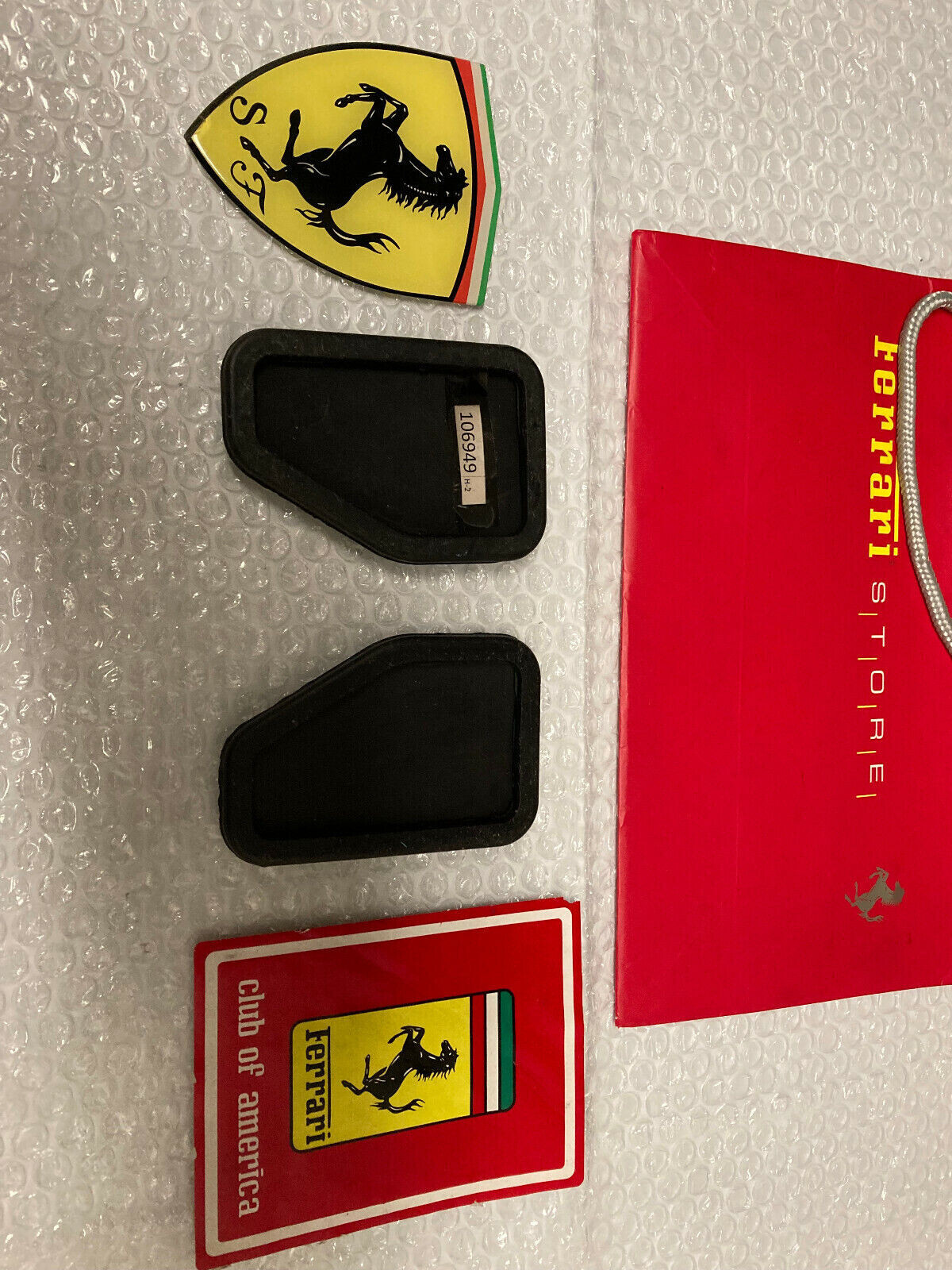 New Brake & clutch Pedal Pad Set Ferrari 308 GTS GTB GTSi GTBi QV & All Mondial.