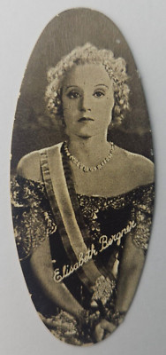 1934 Carreras Cigarettes Film Stars Oval #44 Elisabeth Bergner (A)