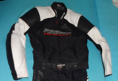 Polo Firefox Leichte Leder Textil Motorrad Anzug Jacke Gr 52 M L Hose  Lederkombi
