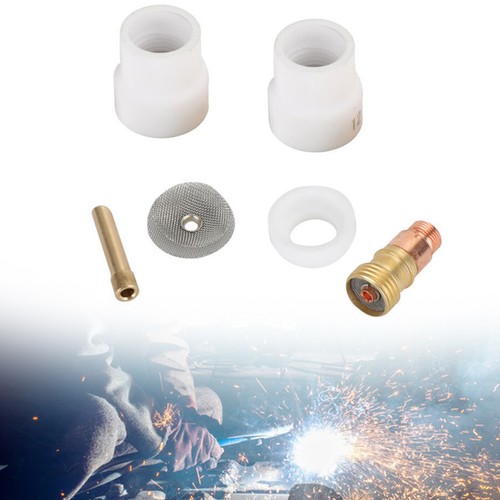 TIG Welding Torch Stubby Gas Lens Fupa 12 Ceramic Cup Full Kit For Wp