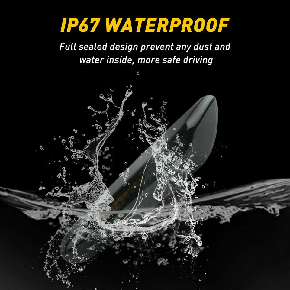 Luces de señalización LED ámbar laterales para BMW 125i 128i 325i 328i 335i 535i 550i Foto 4 de 4