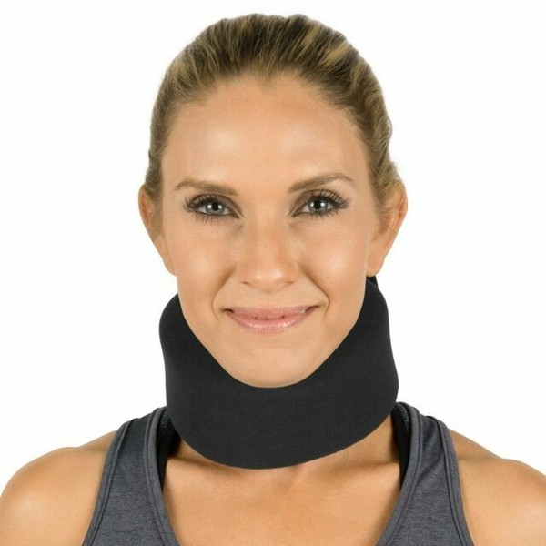 Neck Brace by VIVE Cervical Collar Adjustable Soft Support Can Be