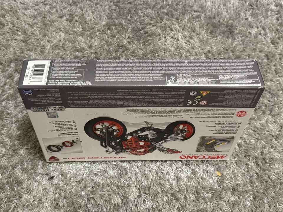 MECCANO Monster 1200S Moto 16305 Spin Master Bike Building Kit - New and Sealed - Image 4 of 4