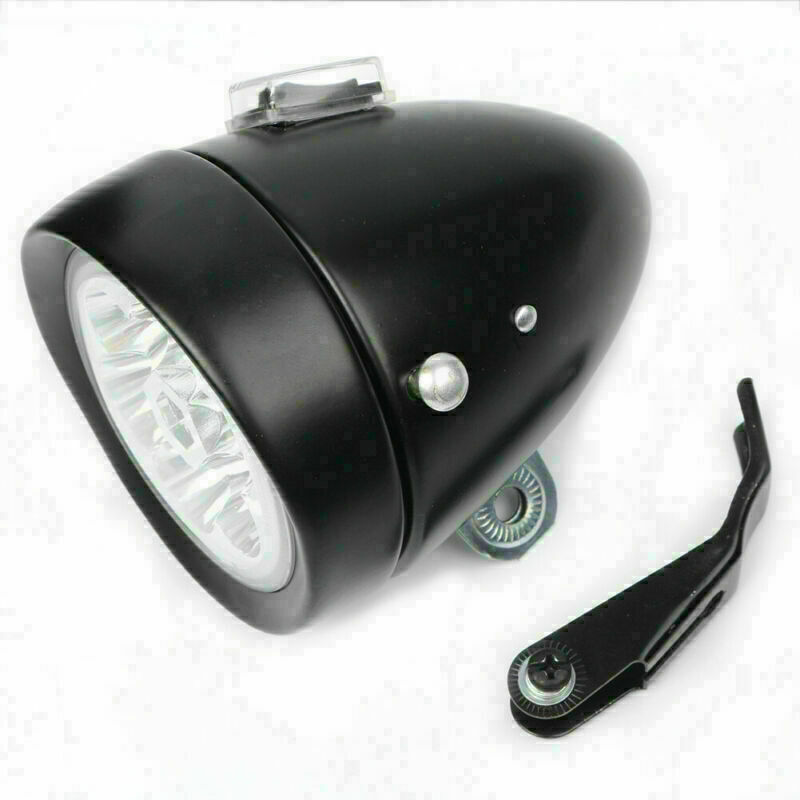 6 LED Vintage Bicycle Bike Light Headlight Front Retro Head Fog