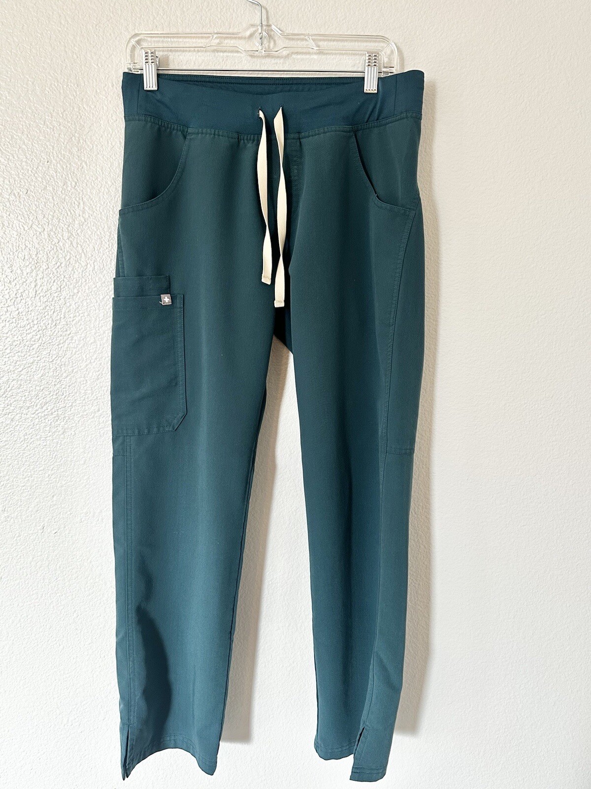 Figs Women’s Small Petite Blue High Waisted Kade Cargo Scrub Pants eBay