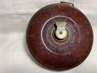 Vintage John Rabone & Sons, Hockley Abbey, Nr. 250, 66 Fuß Maßband