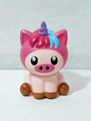 Pink Unicorn / Pig Bath Fun Figure Toy