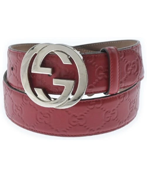 Ceinture GUCCI rouge (motif total) 8534 2200499919816