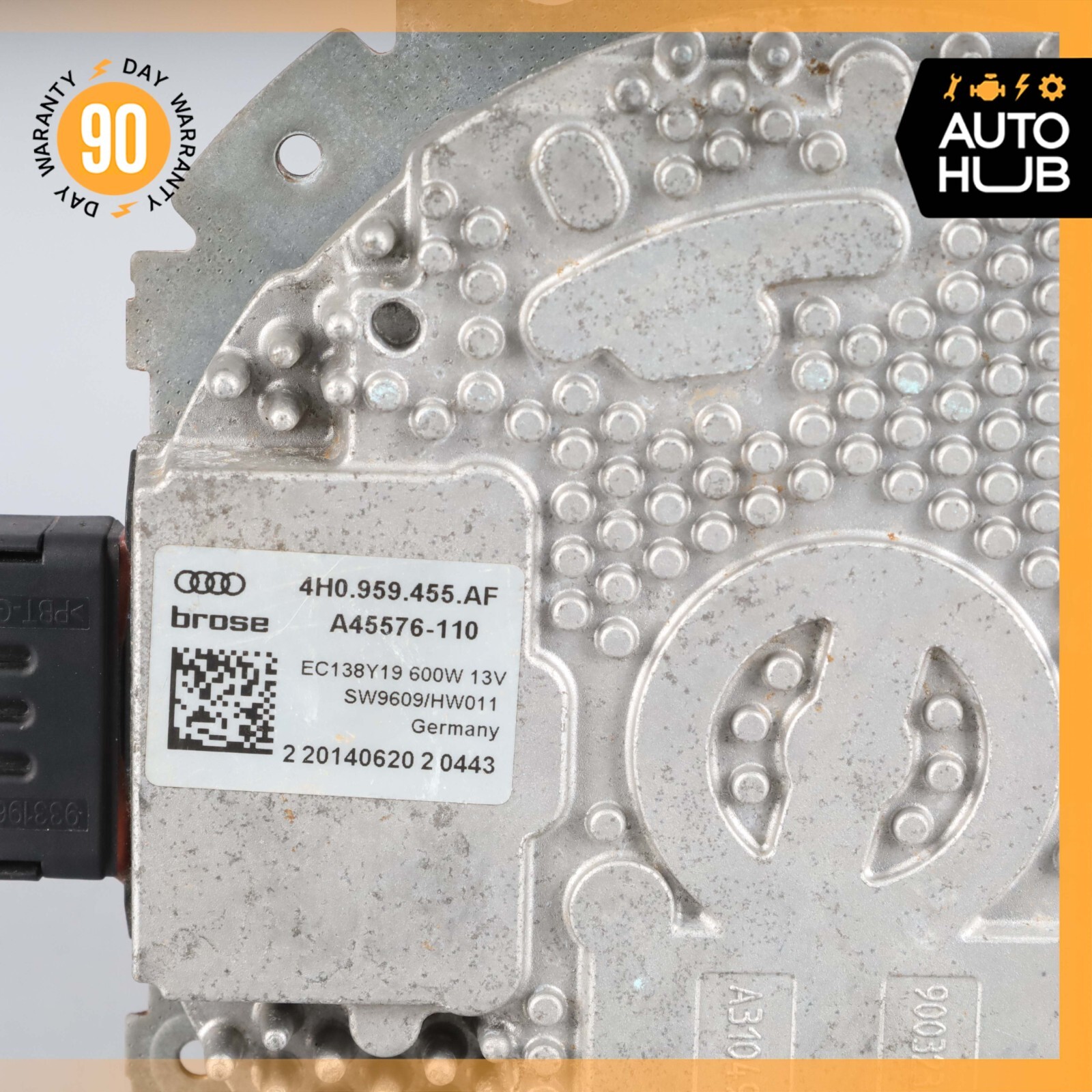 13-18 Bentley Flying Spur GTC / S7 4.0L V8 Left Radiator Cooling Fan Motor 44k