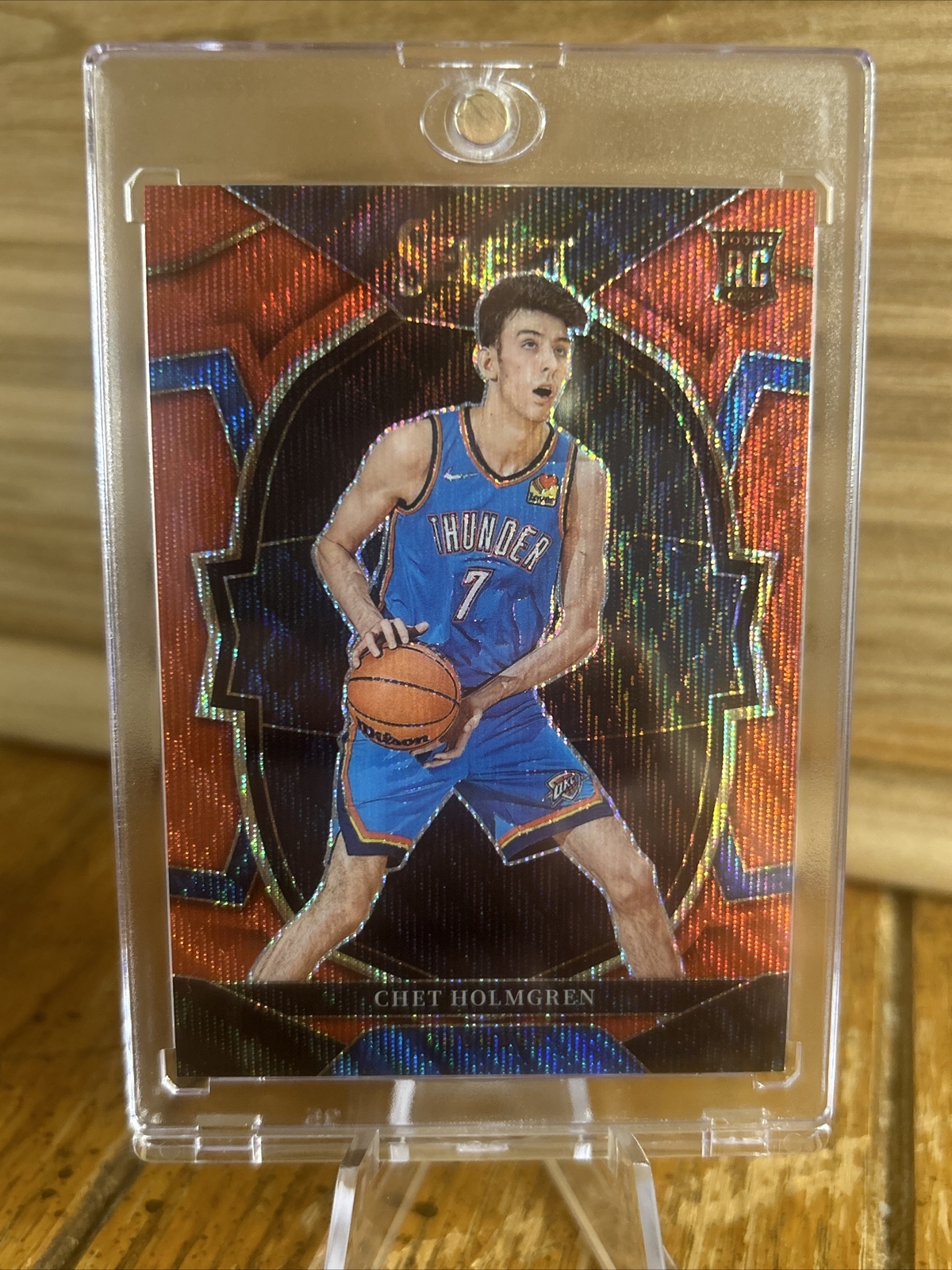 Chet Holmgren 2022-23 Panini Select Rookie Concourse Asia Red Wave Prizm RC #83