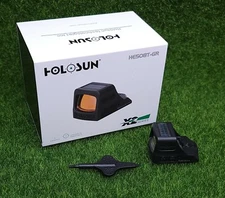 Holosun Open Reflex Green Dot Sight Multiple Reticle Solar RMR Foot HE508T-GR X2