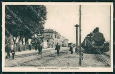 Asti Nizza Monferrato Stazione Treno PIEGHINA cartolina KF2211